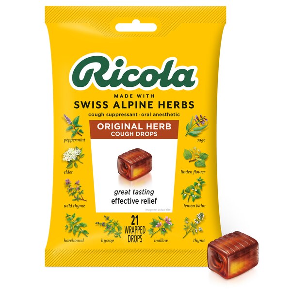 Ricola - Caramelos para la tos herbales, naturales