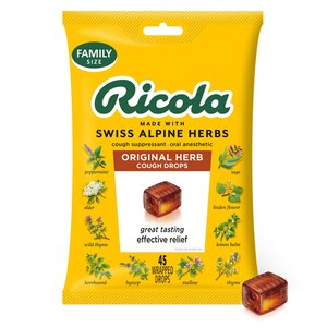 Ricola Natural Herb Cough Drops, 45 Count, 21 Count