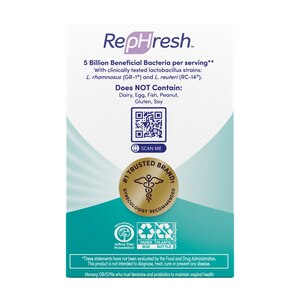 RepHresh Pro-B Vaginal Probiotic Feminine Supplement Capsules, 30 CT