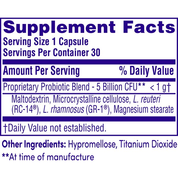 RepHresh Pro-B Vaginal Probiotic Feminine Supplement Capsules, 30 CT