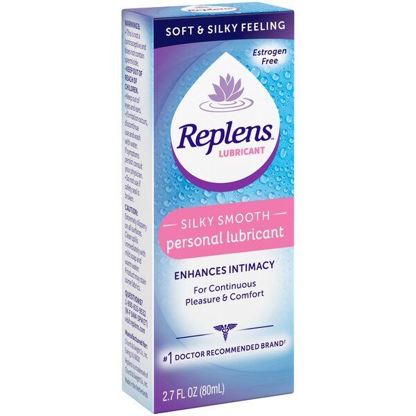 Replens Silky Smooth - Lubricante personal, 2.7 oz