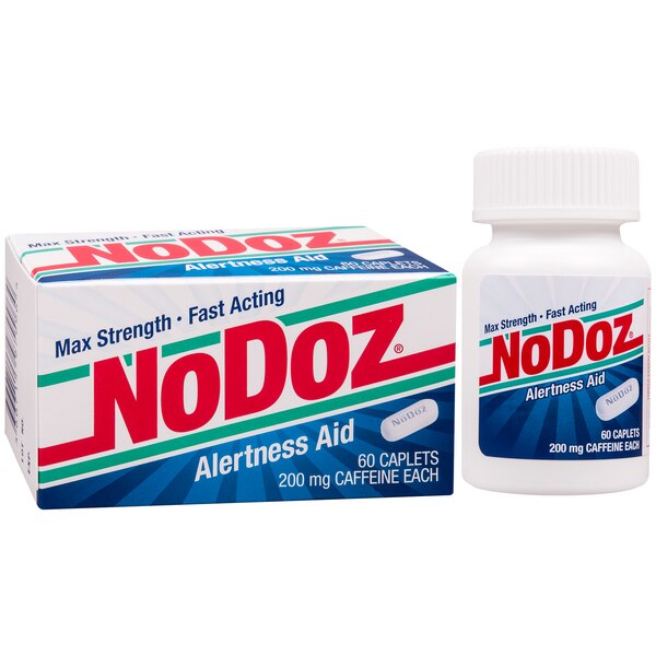 NoDoz Maximum Strength Caffeine Alertness Aid Caplets, 200mg, 60 CT