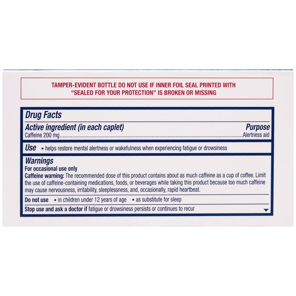 NoDoz Maximum Strength Caffeine Alertness Aid Caplets, 200mg, 60 CT