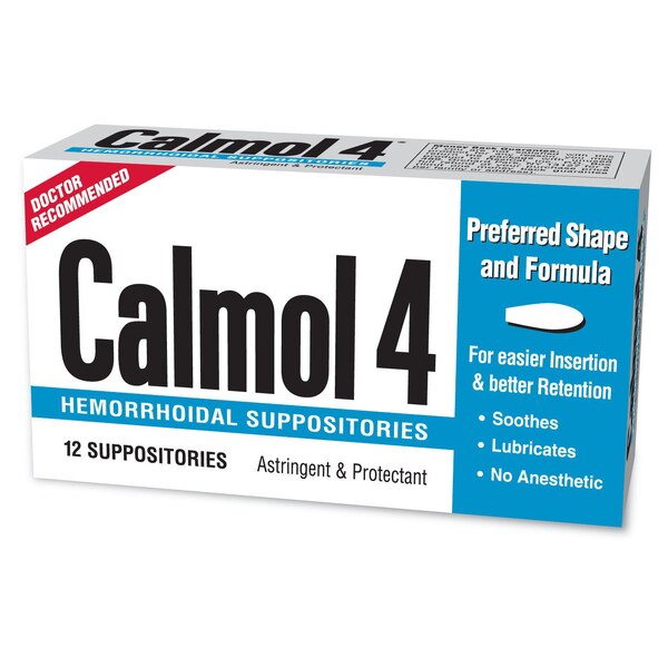 Calmol 4 Hemorrhoidal Suppositories