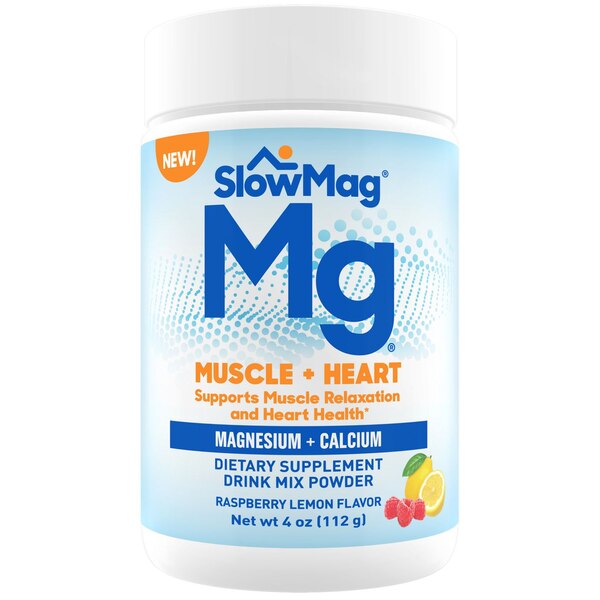 SlowMag Muscle & Heart Powder 4 oz
