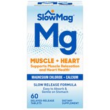 SlowMag Mg Muscle + Heart, Magnesium Chloride + Calcium Tablets, 60 CT, thumbnail image