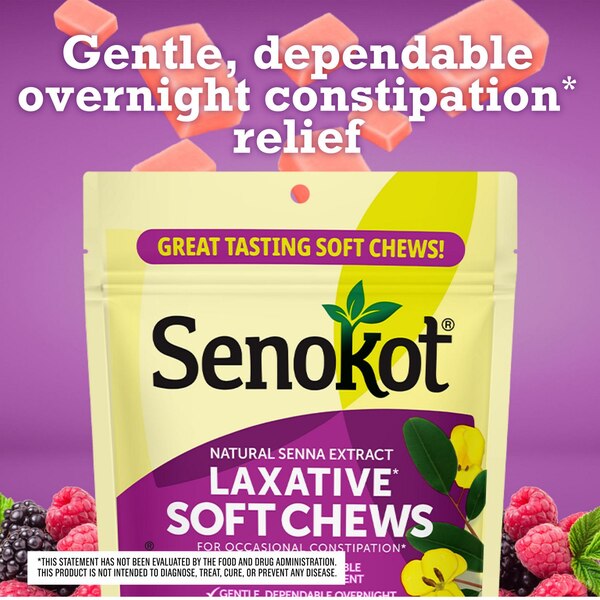 Senokot Laxative, Soft Chews, 42 CT