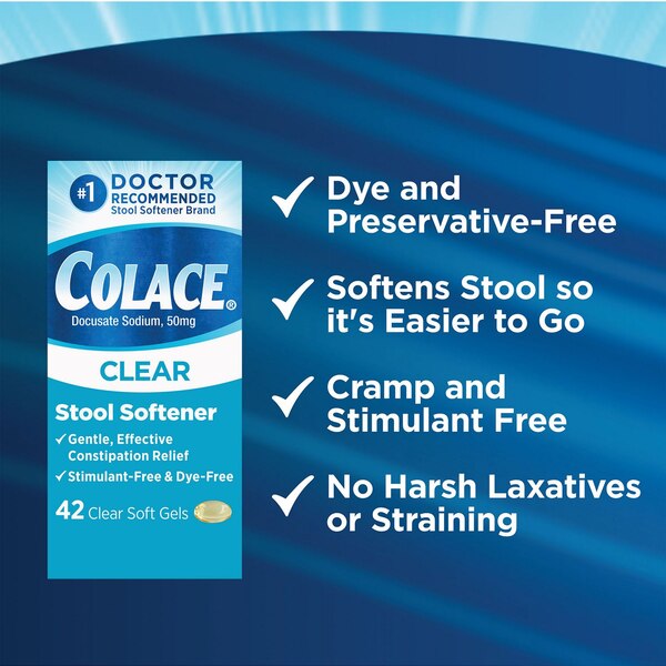 Colace Stool Softner, Soft Chews, 42 CT