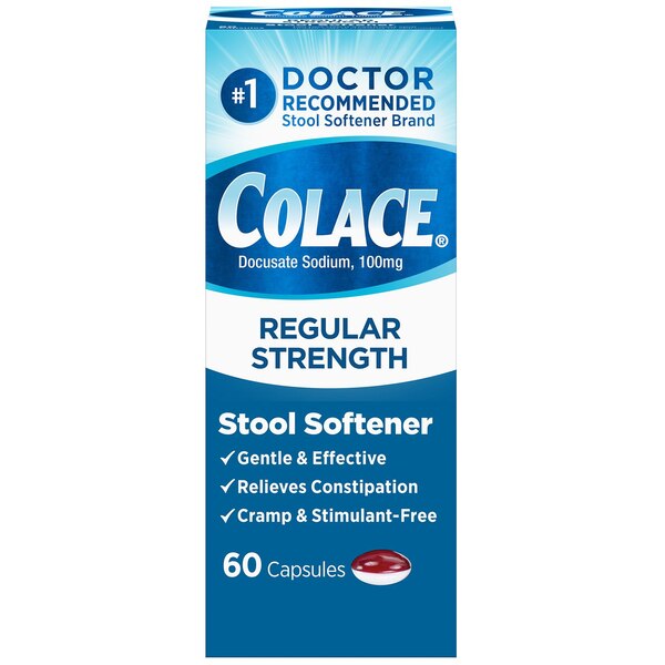 Colace - Cápsulas laxantes con docusate sodium