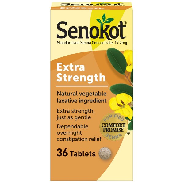 Senokot Extra Strength Standardized Senna Concentrate Tablets