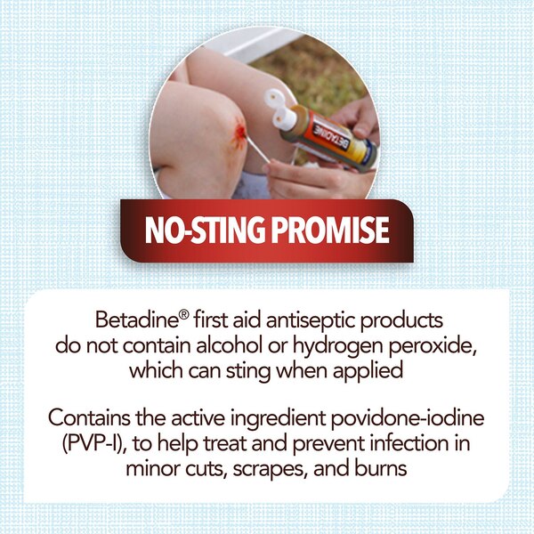 Betadine First Aid Solution, 8 OZ