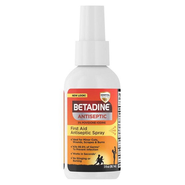 Betadine Antiseptic First Aid Spray, 3 OZ