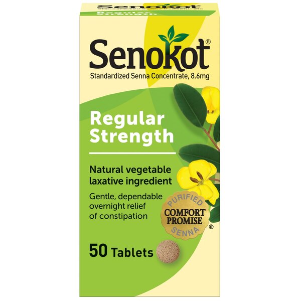 Senokot Regular Strength Laxative Tablets