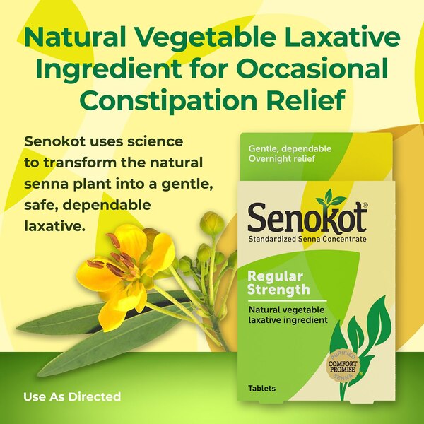 Senokot Regular Strength Laxative Tablets