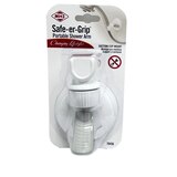 MHI Safe-er-Grip Portable Shower Arm Holder, White, thumbnail image