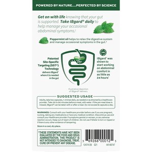 Ibgard Daily Gut Health Support Capsules, 48 CT, 12 CT