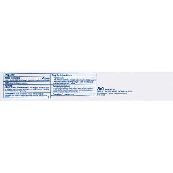 Crest Cavity Protection Regular Toothpaste, 8.2 OZ