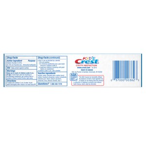 Crest Kid's Cavity Protection Fluoride Anticavity Toothpaste, 1 Pack, 3 Pack