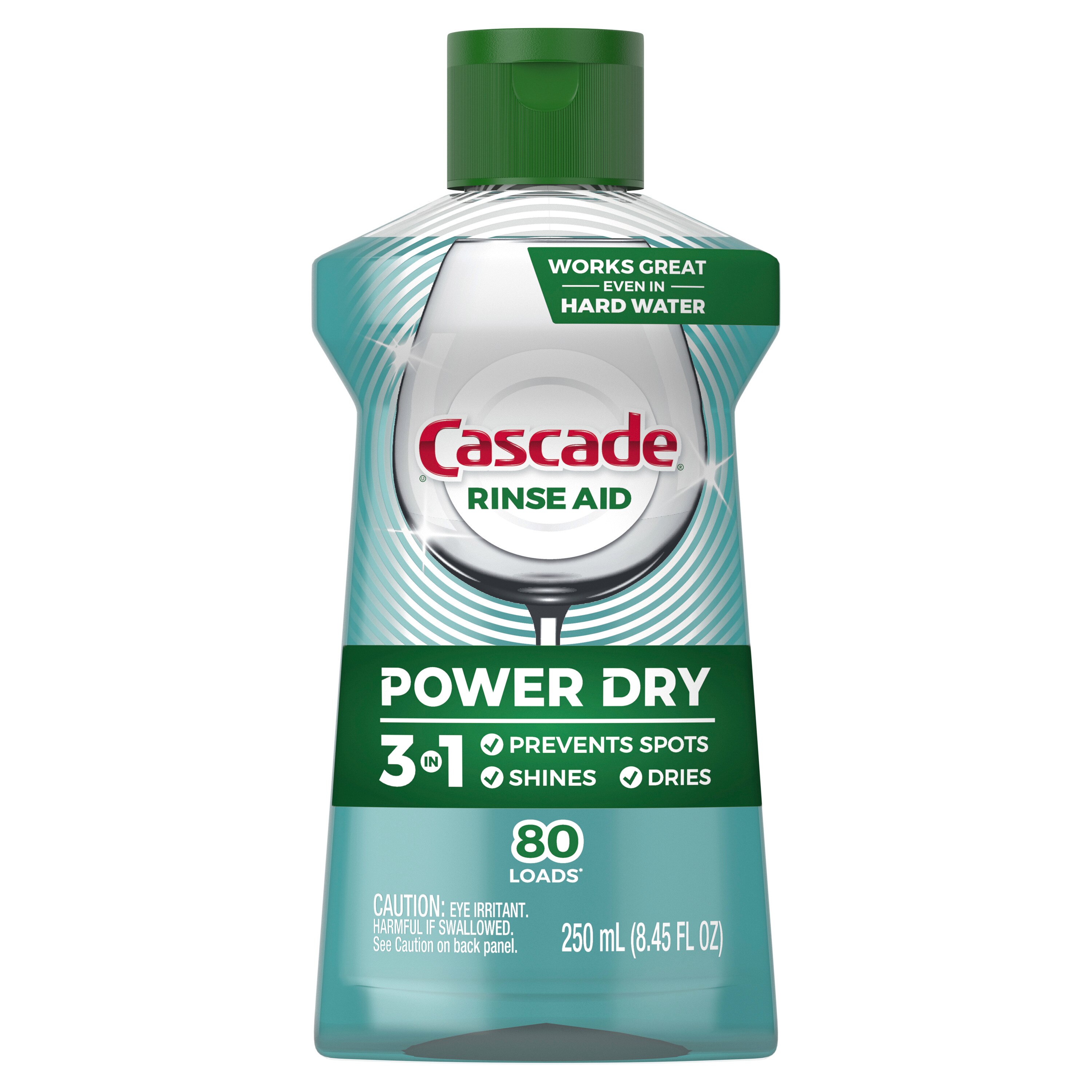 Cascade Power Dry Dishwasher Rinse Aid, 8.45 OZ