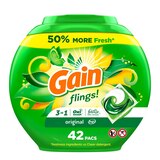 Gain Flings Original Laundry Detergent Pods, 42 CT, thumbnail image