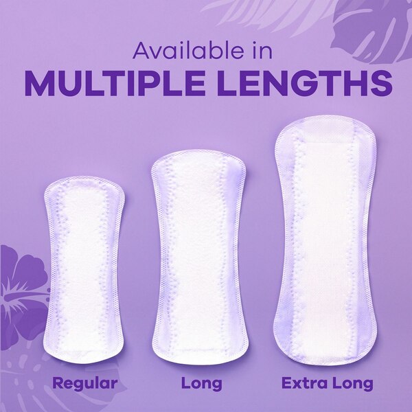Always Xtra Protection Daily Panty Liners Long, Unscented, 108 CT