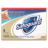 Safeguard Triclocarban Antibacterial Deodorant Bar Soap, Beige, 4 CT, thumbnail image