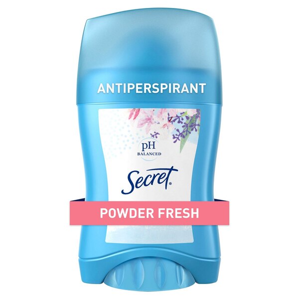 Secret Invisible Solid Antiperspirant and Deodorant Stick, Powder Fresh, 1.6 OZ