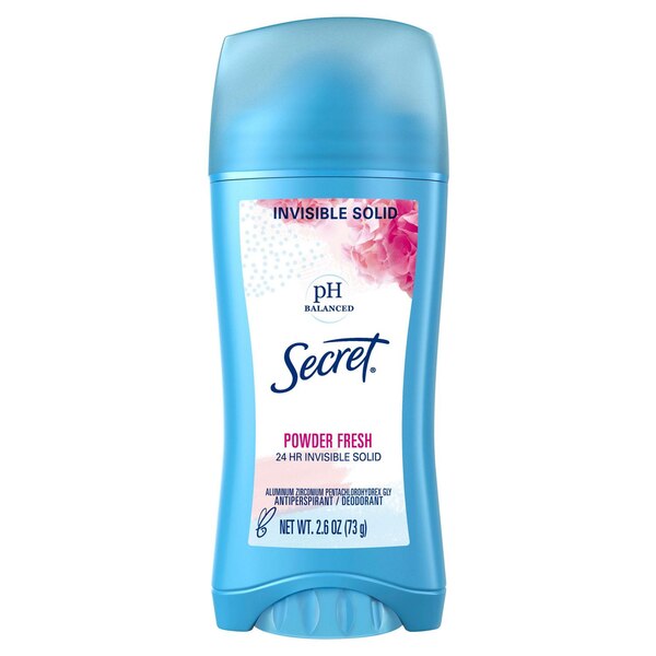 Secret 24-Hour Antiperspirant & Deodorant Stick, Powder Fresh, 2.6 OZ