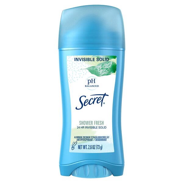 Secret 24-Hour Antiperspirant & Deodorant Stick, Shower Fresh, 2.6 OZ