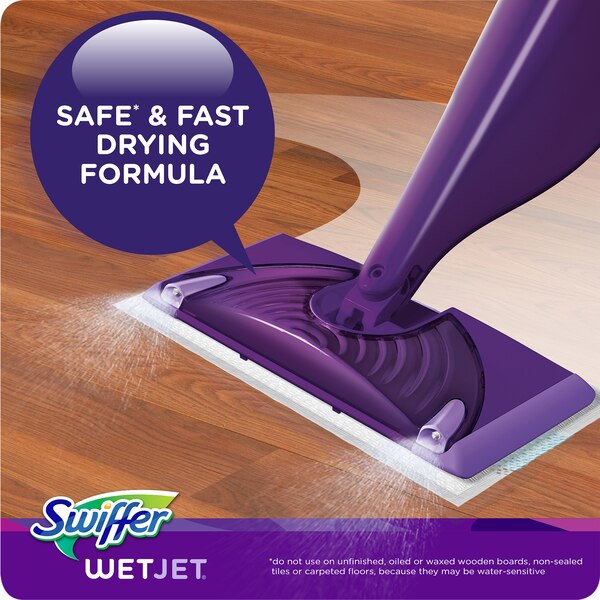 Swiffer WetJet with The Power of Dawn Floor Cleaner, Fresh Scent, 42.2 fl oz