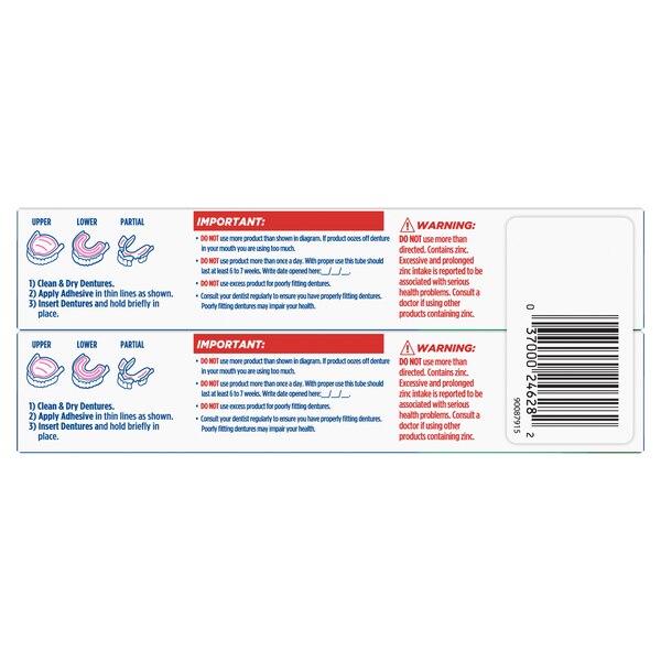 Fixodent Plus Scope Denture Adhesive Cream for Fulls and Partials