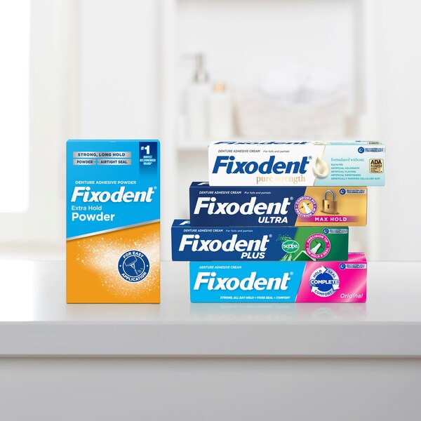 Fixodent Plus Scope Denture Adhesive Cream for Fulls and Partials