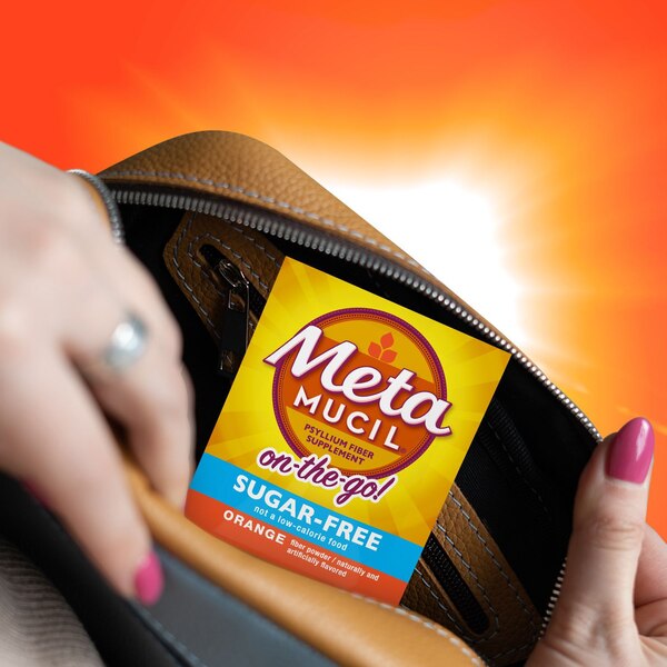 Metamucil 4-in-1 Psyllium Fiber Sugar-Free Single Serve Packets