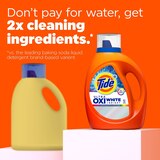 Tide Ultra Oxi White + Bright Liquid Laundry Detergent, Original Scent, 59 loads, 84 oz, thumbnail image