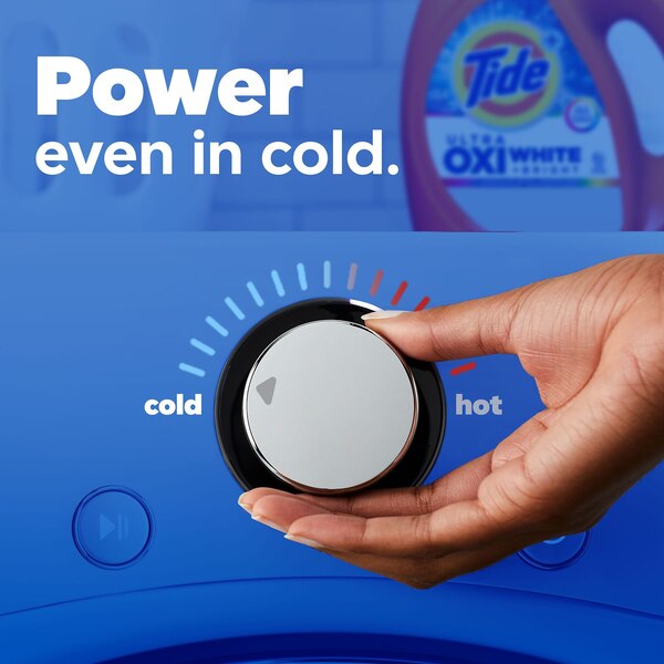 Tide Ultra Oxi White + Bright Liquid Laundry Detergent, Original Scent, 59 loads, 84 oz