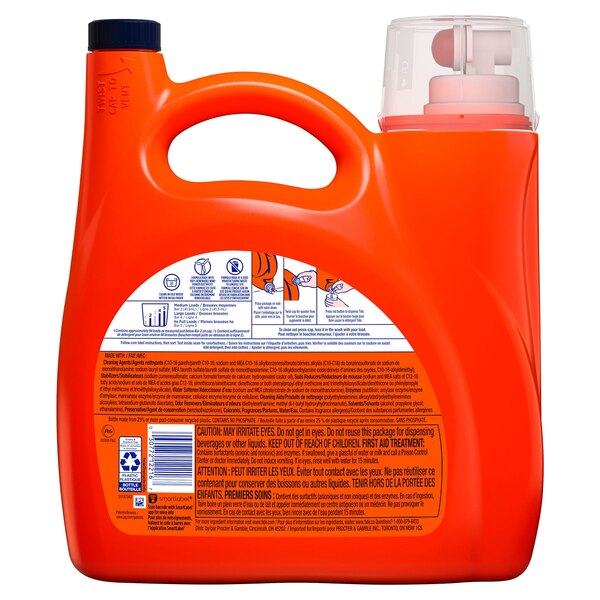 Tide + Hygienic Clean Heavy Duty 10x Liquid Laundry Detergent, Original Scent, 94 Loads, 132 oz