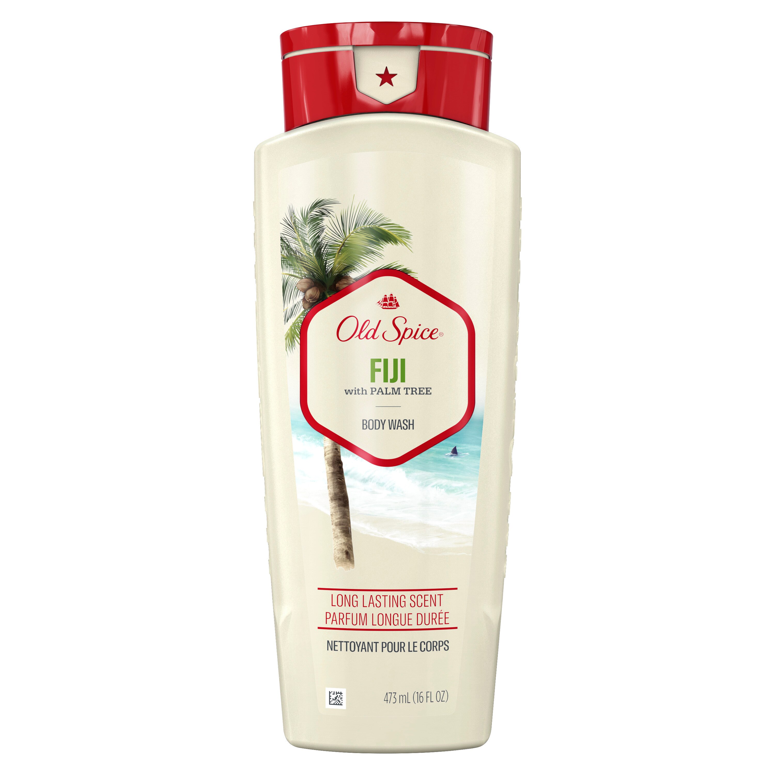 Old Spice Body Wash for Men Fiji with Palm Tree Scent, Inspired by Nature