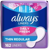 Always Thin Daily Panty Liners Regular, 162 CT, thumbnail image