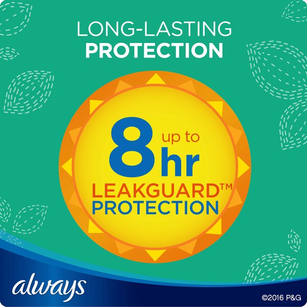 Always Ultra Thin Size 1 Pads with Wings, Unscented, Regular