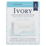 Ivory Bar Soap, Original Scent, 3 CT, thumbnail image