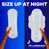 Always Ultra Thin Feminine Pads without Wings for Women, Size 2, Long Super Absorbency, Unscented, 40 CT, thumbnail image