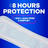 Always Ultra Thin Feminine Pads without Wings for Women, Size 2, Long Super Absorbency, Unscented, 40 CT, thumbnail image