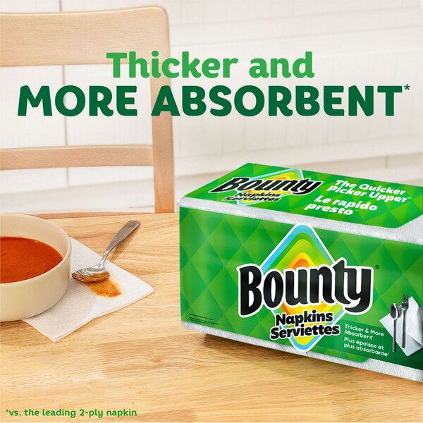 Bounty Paper Napkins, Print, 200 ct