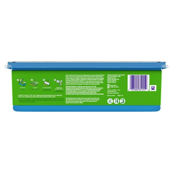 Swiffer Sweeper Wet Mopping Pad Multi Surface Refills for Floor Mop, Open, 24/Pack