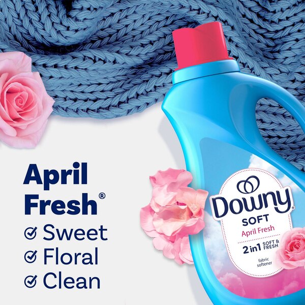 Downy Ultra Liquid Fabric Conditioner, April Fresh, 44 oz