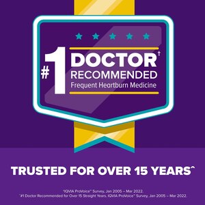 Prilosec OTC Omeprazole 20mg Delayed-Release Acid Reducer for Frequent Heartburn Tablets, 42 CT