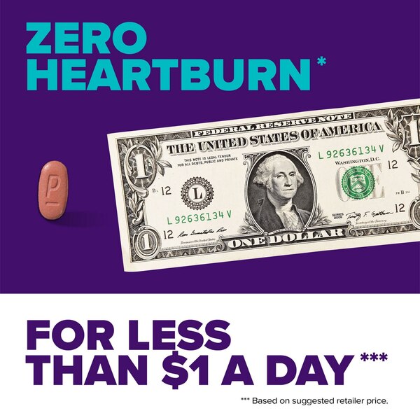Prilosec OTC Omeprazole 20mg Delayed-Release Acid Reducer for Frequent Heartburn Tablets