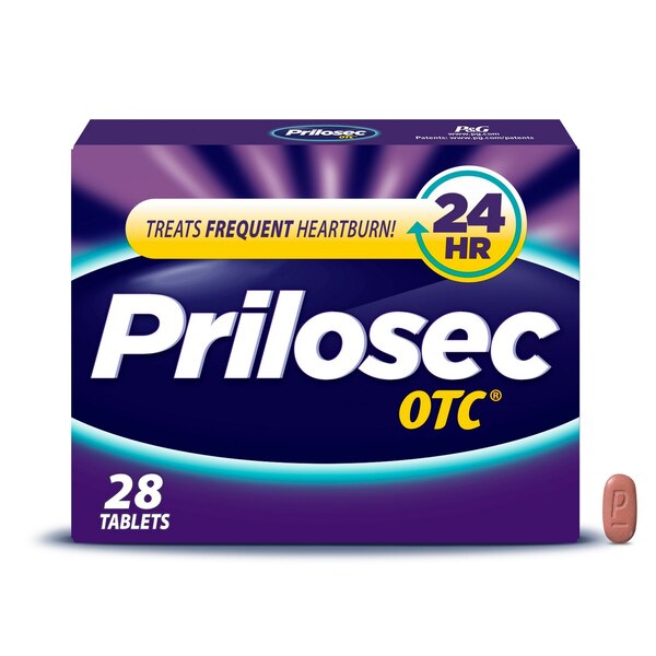 Prilosec OTC Omeprazole 20mg Delayed-Release Acid Reducer for Frequent Heartburn Tablets