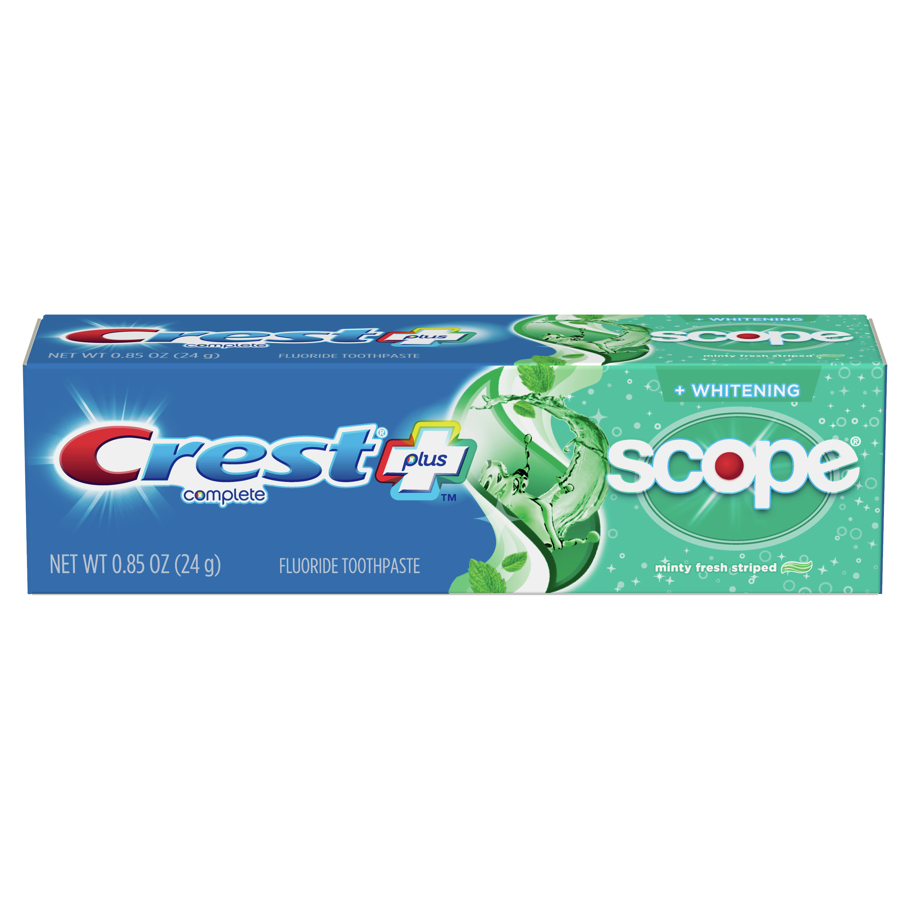Crest Complete plus Scope Whitening Fluoride Toothpaste, Minty Fresh