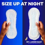 Always Maxi Overnight Pads without Wings for Women, Size 4, Overnight Absorbency, Unscented, 28 CT, thumbnail image